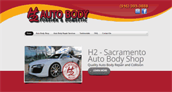 Desktop Screenshot of h2autobody.com